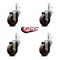 Service Caster 3.5 High Temp Glass Filled Nylon Wheel Swivel 7/16 Grip Ring Stem Caster Set, 4PK SCC-GR20S3514-GFNSHT-716138-4 - alternate 4